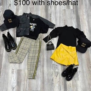 What a perfect brother sister collaboration👫🏽 Matching holiday casual wear!!